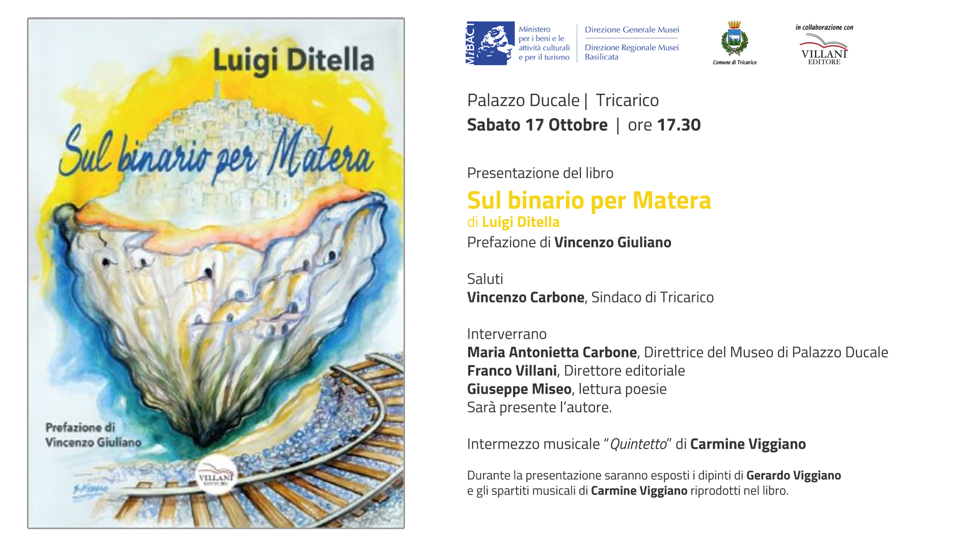 Tricarico, Palazzo Ducale, Giornate del FAI d’autunno, 17 e 18 ottobre